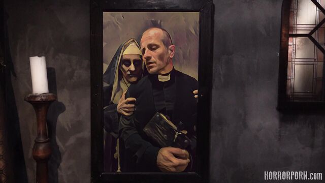 Порно ужасы: Проклятая монахиня в заброшенном монастыре